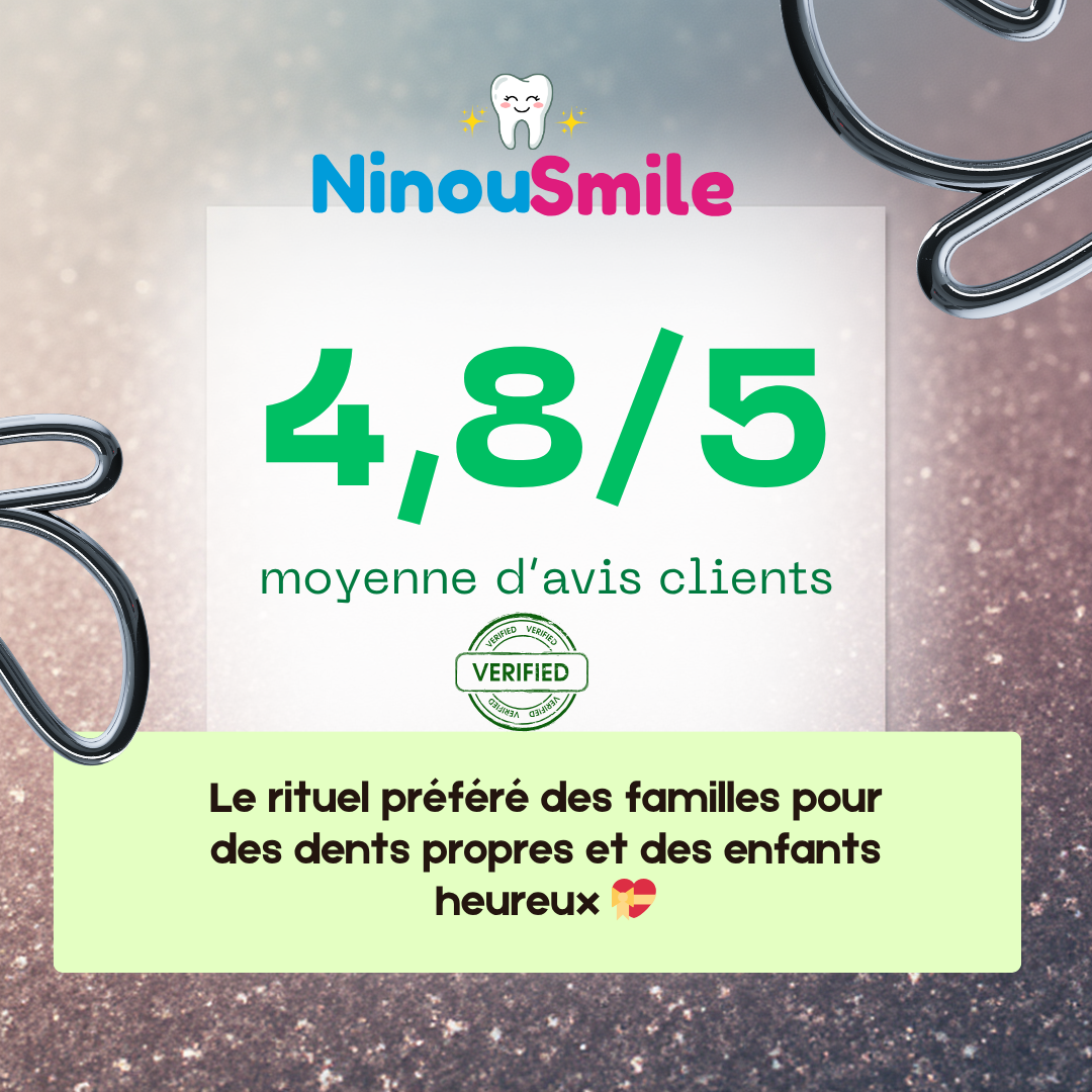 NinouBrosse - Brosse à dents éléctrique 360° pour enfants
