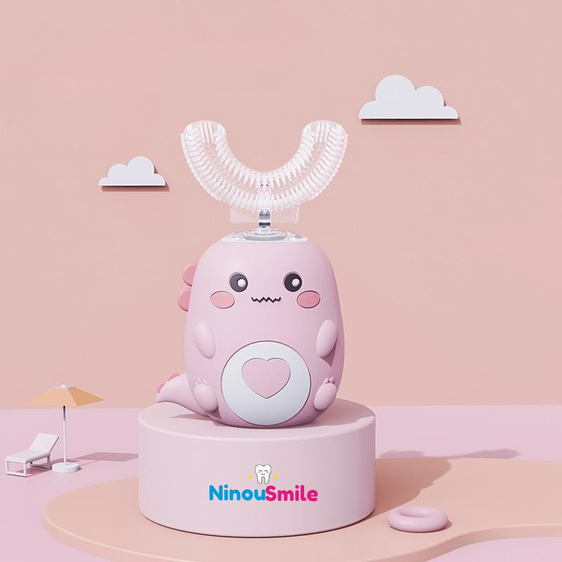 NinouBrosse - Brosse à dents éléctrique 360° pour enfants