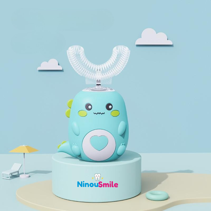 NinouBrosse - Brosse à dents éléctrique 360° pour enfants
