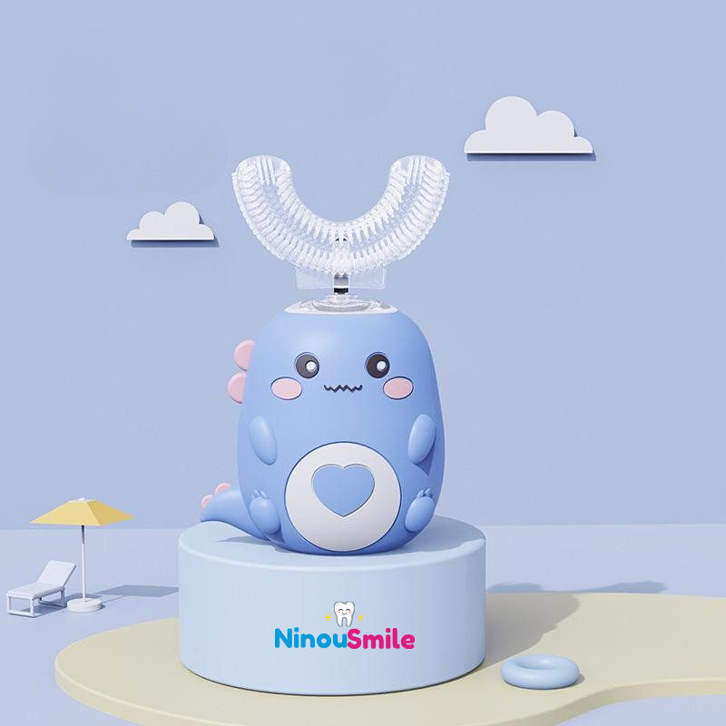 NinouBrosse - Brosse à dents éléctrique 360° pour enfants