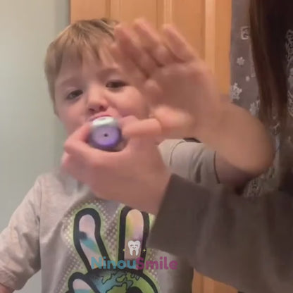 NinouBrosse - Brosse à dents éléctrique 360° pour enfants